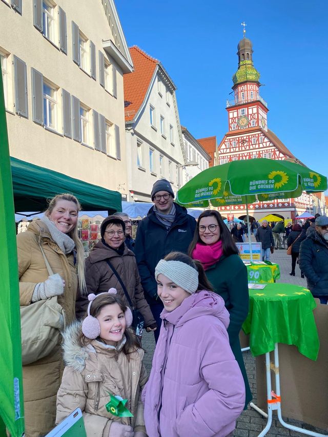 Erster Wahlkampfstand BTW25